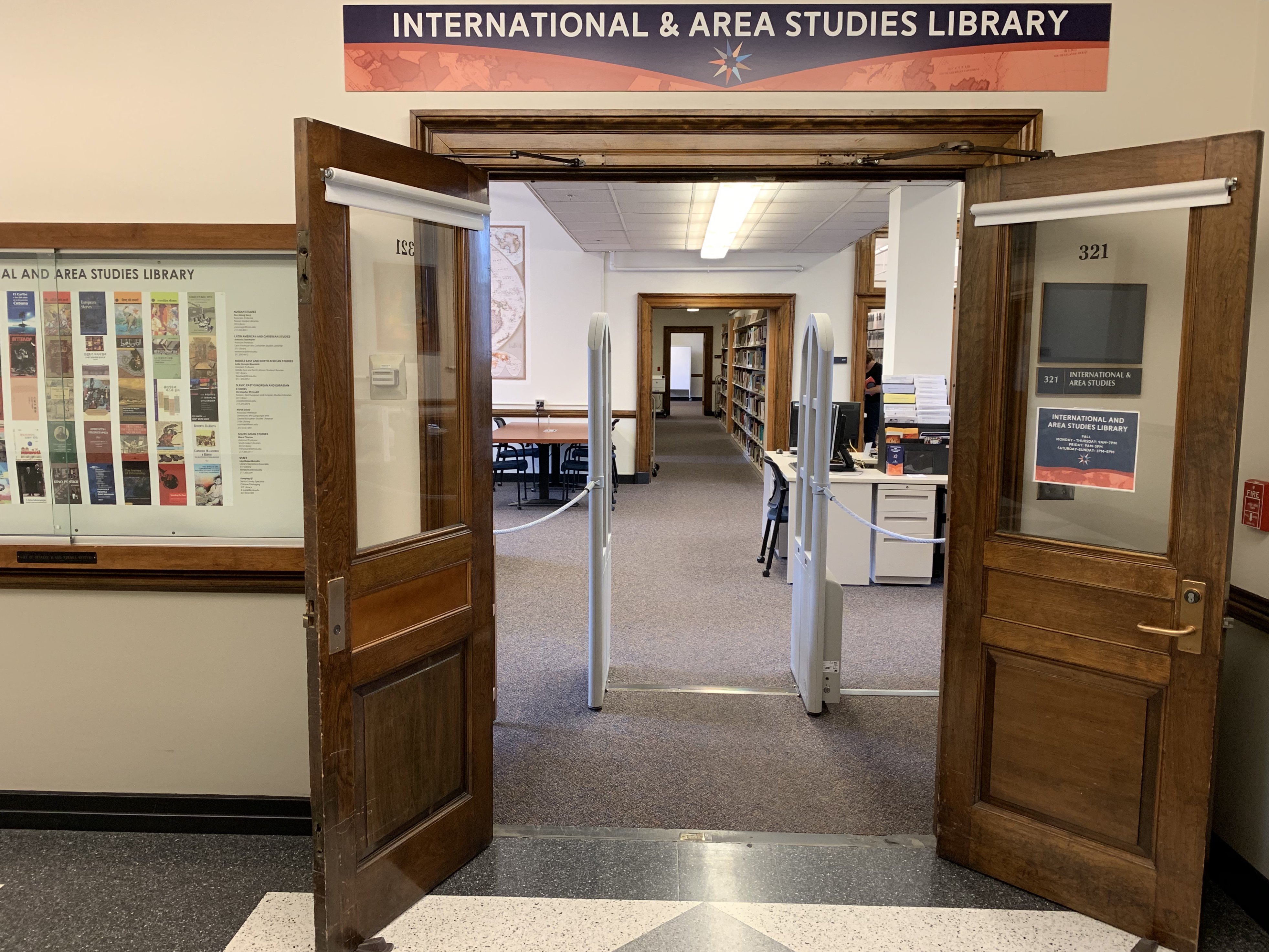 International and Area Studies Library Reopening June 28, 2021