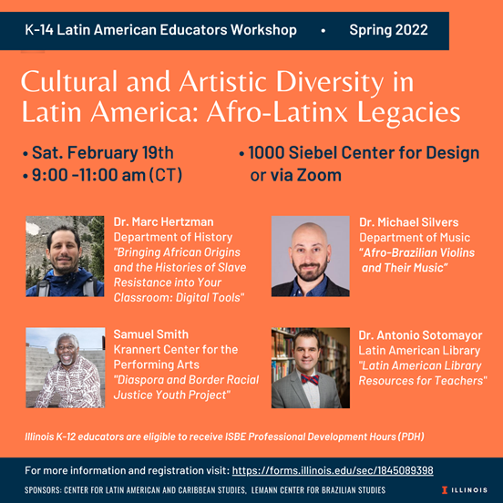 February 19: K-14 Latin American Educators Workshop