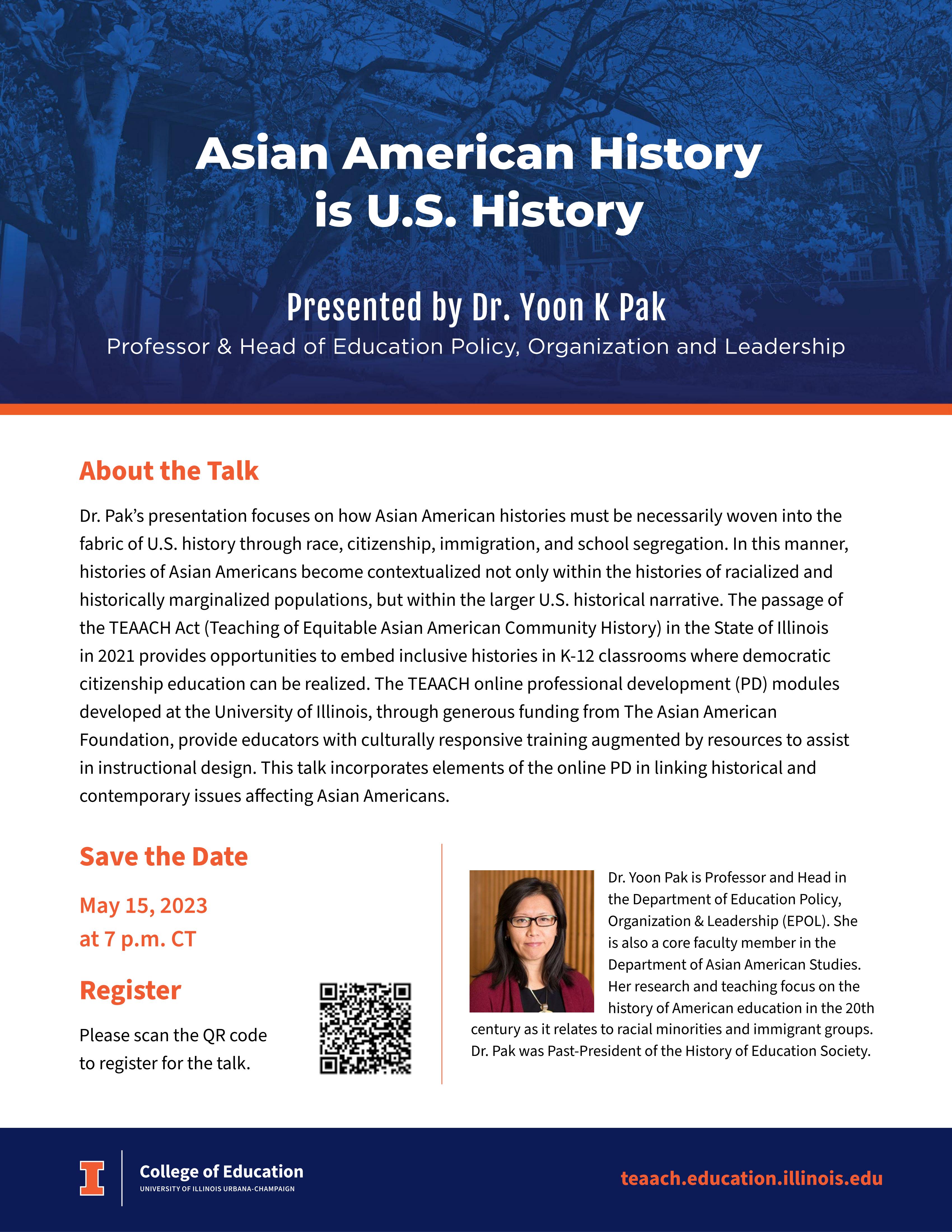 Asian American History is U.S. History 