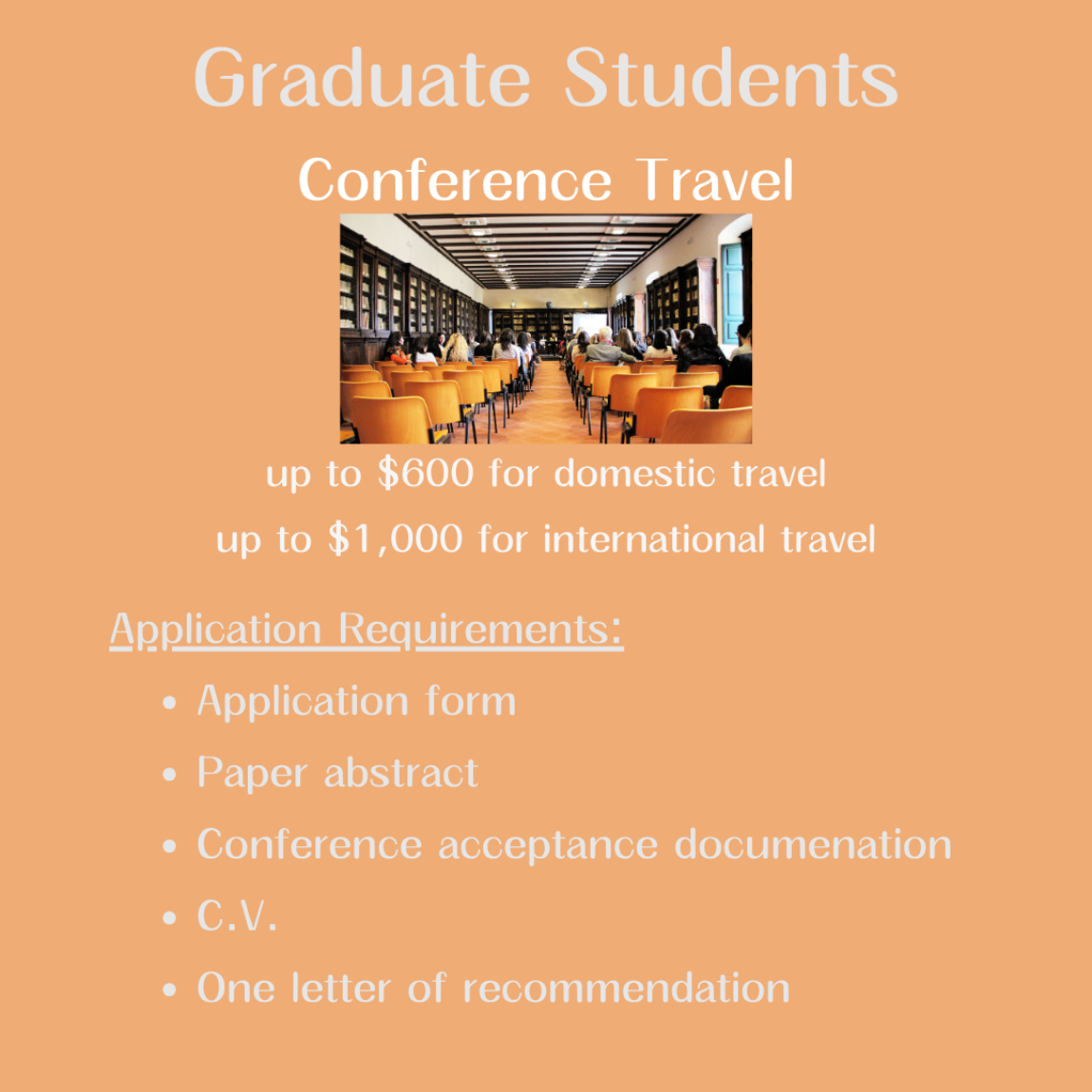 Graduate Student Conference Travel Grant