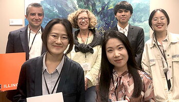 Scholars and students at MCAA